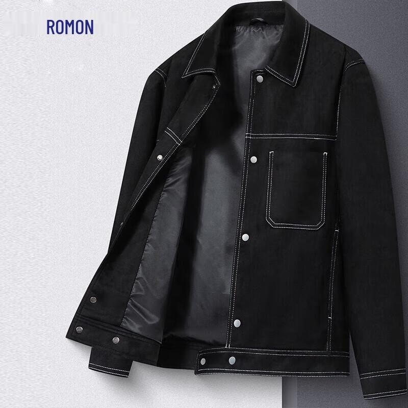 

Luomeng Men s Faux Suede Autumn/Winter Jacket 180