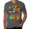 Colorful Paint Brush Strokes Tshirt Cool Dry Performance Tshirt