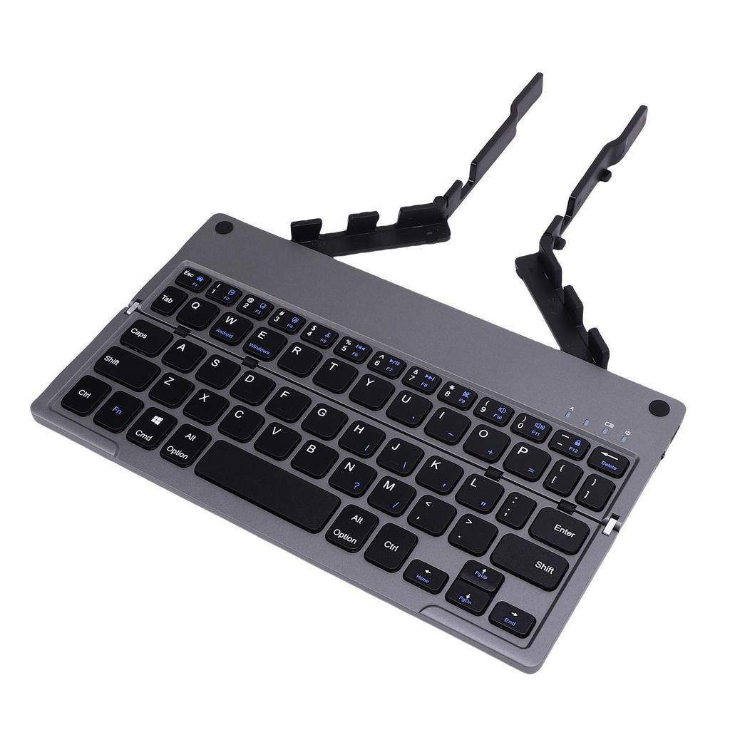 Foldable Keyboard with Phone Stand Small Quiet Folding Portable Lightweight Re Able for Travel Tablet