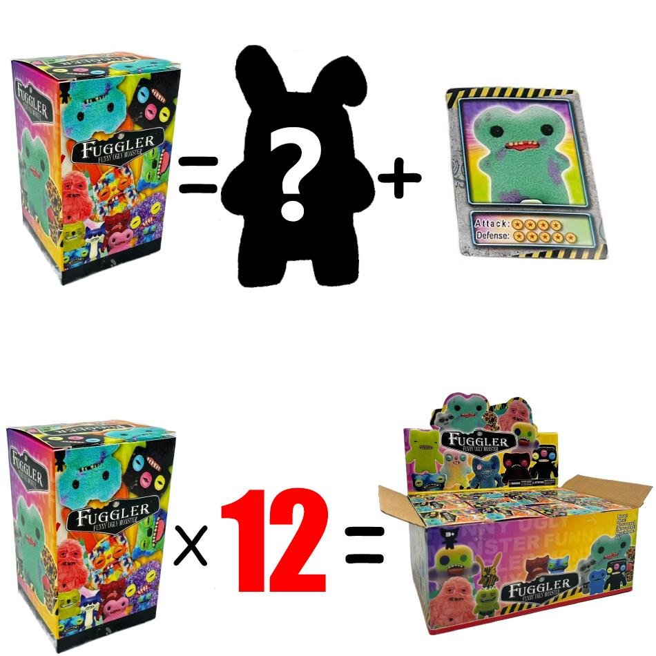 Fuggler Monster Blind Box Hračka Pan. Jehly Zub Širokooký Podivín Rozzlobený Mimozemšťan Křik Domácí Ozdoba Sběratelský Model Dětský Dárek