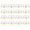 100Pcs Safe Food Grade Square Packaging Box Transparent Lid Cake Dessert Container for Bakery Items Wedding Birthday Anniversary
