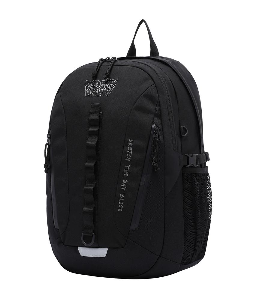 Wacky Willy [26Ss] Kiki Metal Clip Backpack Black
