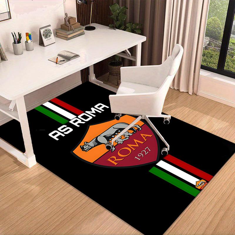 Rome Football club Printed Area Rug for Office, Chair Rug, Decorative Carpet Floor Mat, Large Size Fan gifts Christmas gifts
