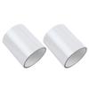 2Pcs White Strong Adhesion Waterproof Pipe Hose Leakage Repairing Tape Accessory 10cm X 1.5m