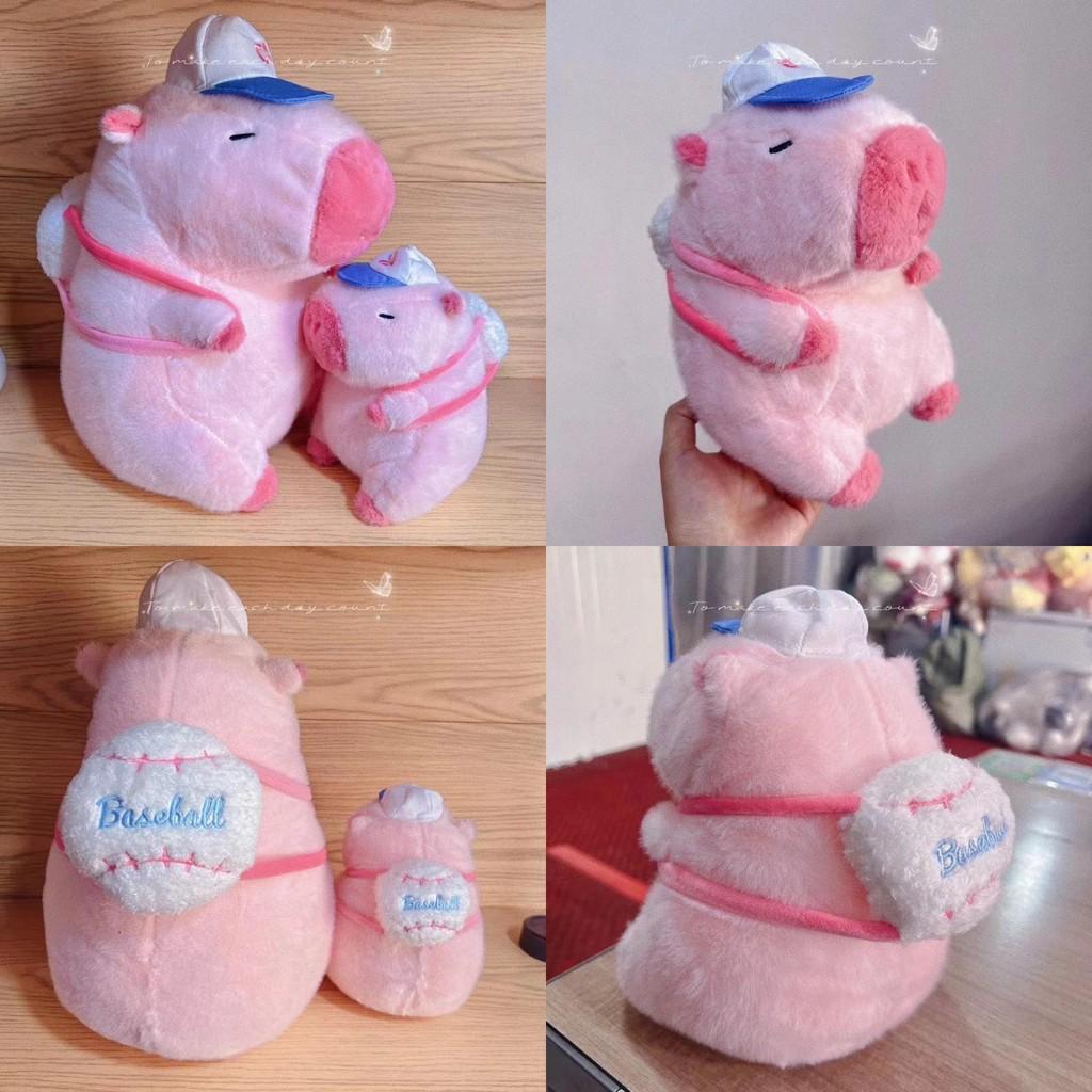 Animal Capybara Pink Sports Dress Up Plush Doll Kids Birthday Gift Home Decor