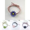 Beautiful Ins Women Daisy Hair Rope Headband With High-elastic Korean Rubber Band