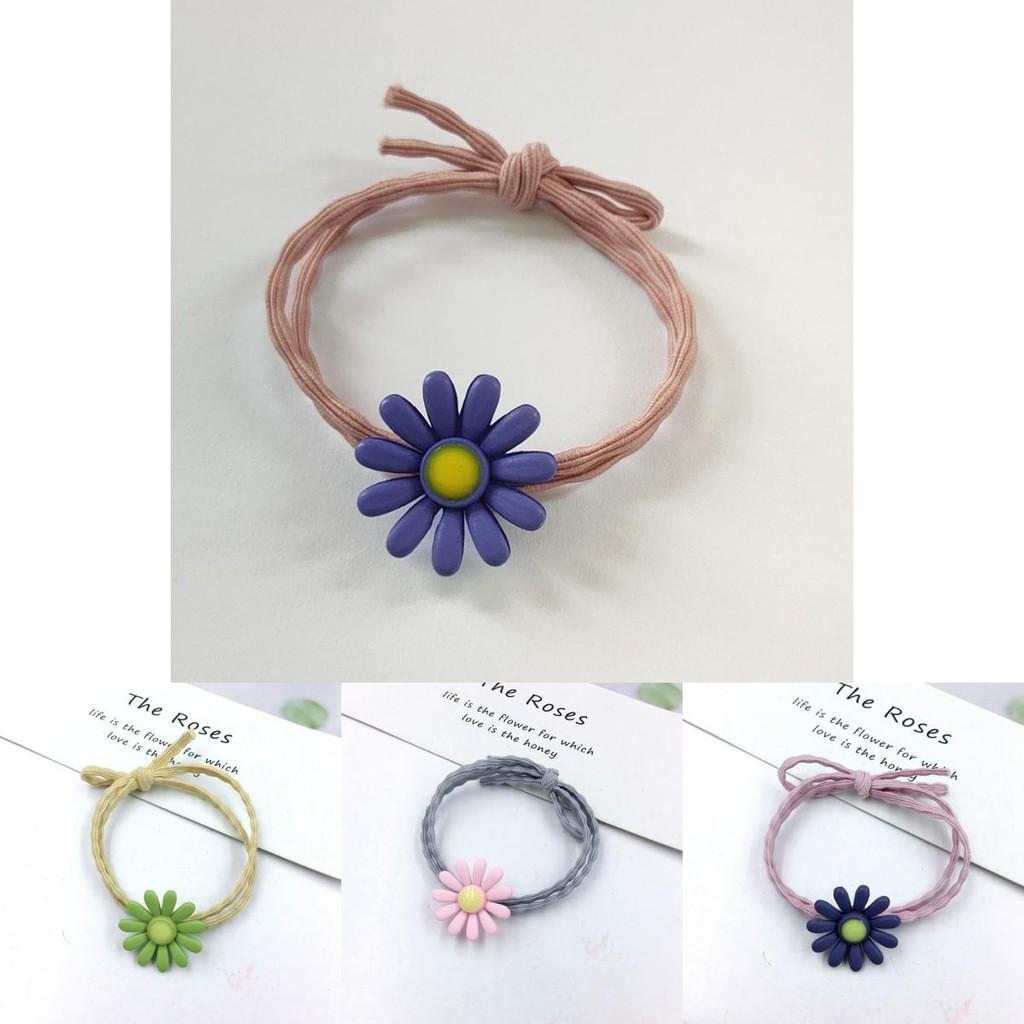 Beautiful Ins Women Daisy Hair Rope Headband With High-elastic Korean Rubber Band