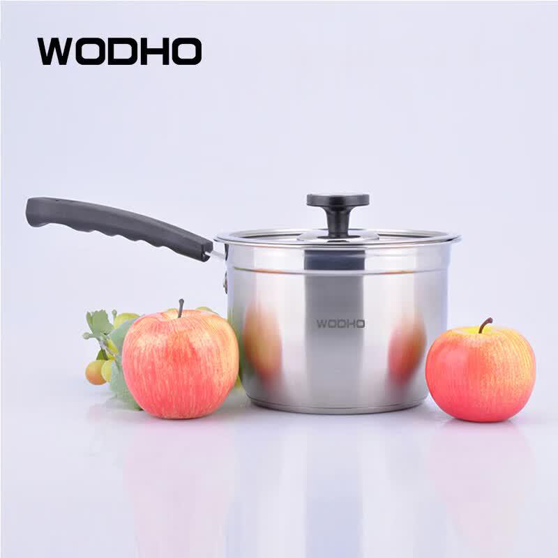 WODHO 18cm Korean Style Stainless Steel Saucepan