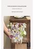 Creative Handwoven Flower Basket - Floral Arrangement DIY Kit for Home Decoration