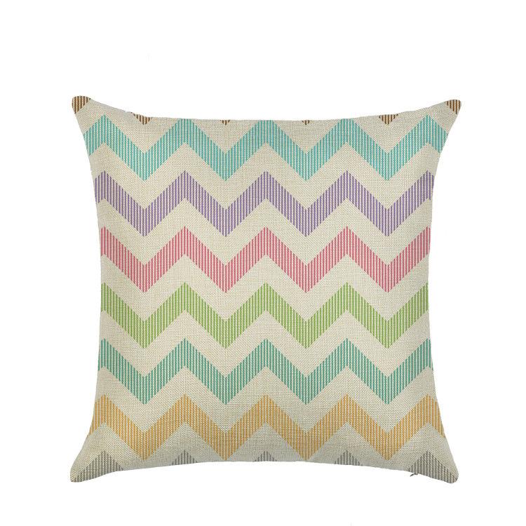 Geometric Pillow Cover, Abstract Line, Home Living Room, Sofa Cushion Cover, Bedroom Bedside Pillow Cover