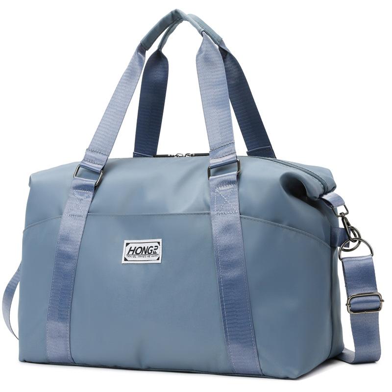 

Большая вместительная спортивная сумка для сухого и влажного хранения, раздельная спортивная сумка для йоги, легкая сумка для коротких поездок синий