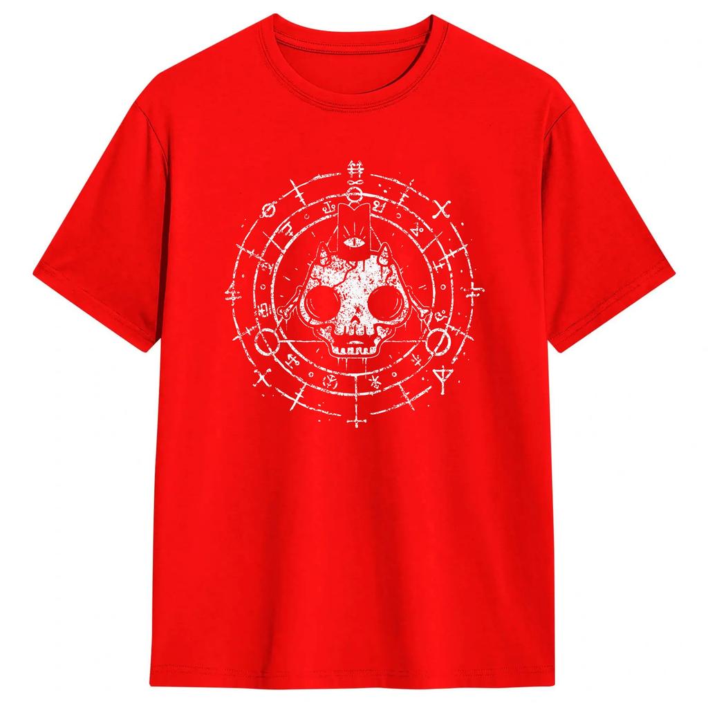 Awesome Cult of The Lamb TShirts for Unisex Round Neck 100 Cotton T Shirt Game Short Sleeve Tees Gift Clothing