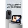 4.3 Inches Screen Wireless Smart Video Doorbell Household Night Version Two-Way Speaking Video Door Ring