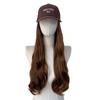 Wig Cap Long Wavy Hair Wave Synthetic Daily Use Black