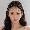 Long Tassels Bohemian Hair Chain Rhinestone Crystal Headband Ornament Women Girls