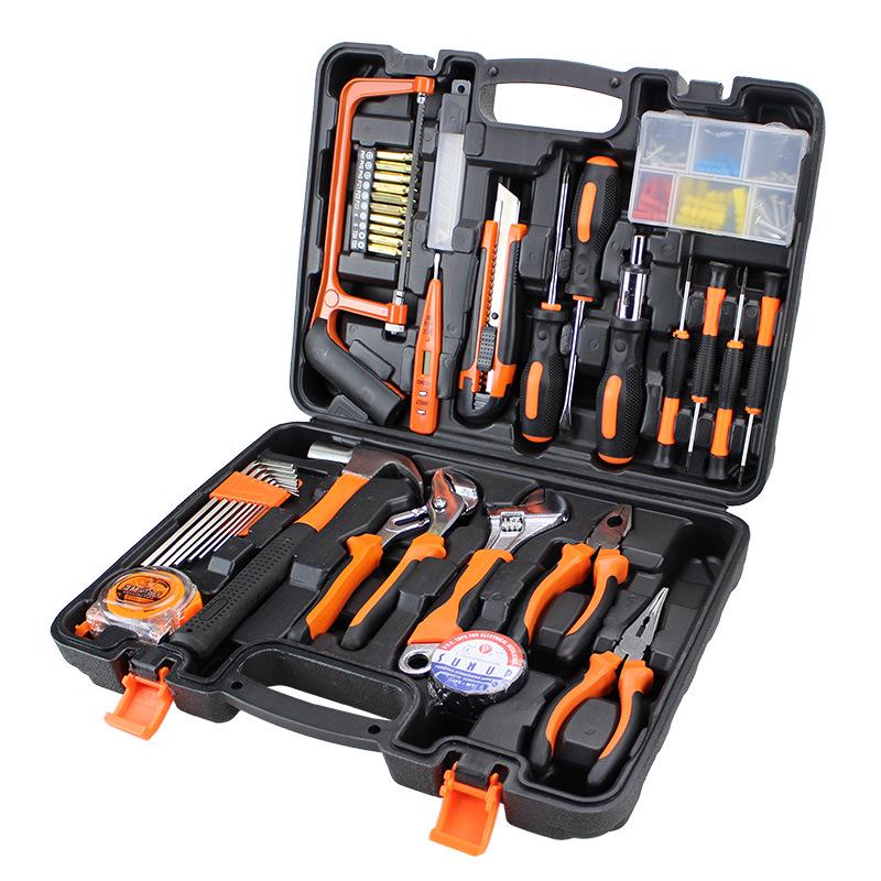 Carbon Steel Hand Tool Kit for Home, Vehicle, and Auto Repair