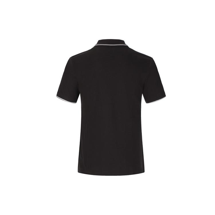 Timberland Polo Shirts Men's Black Polo Collar Moderate Straight Fit A1ZK3001