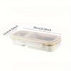 304Stainless Steel Bento Box Set with Lid Fat Reduction,Calorie Scale, for Fitness Meal Preparation Office Light Food Camping Cold Storage