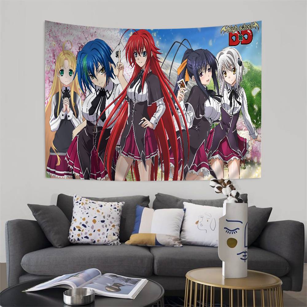 HHigh SSchool DxD Anime Hanging Bohemian Tapestry Bohemian Wall Tapestries Mandala Cheap Hippie Wall Hanging
