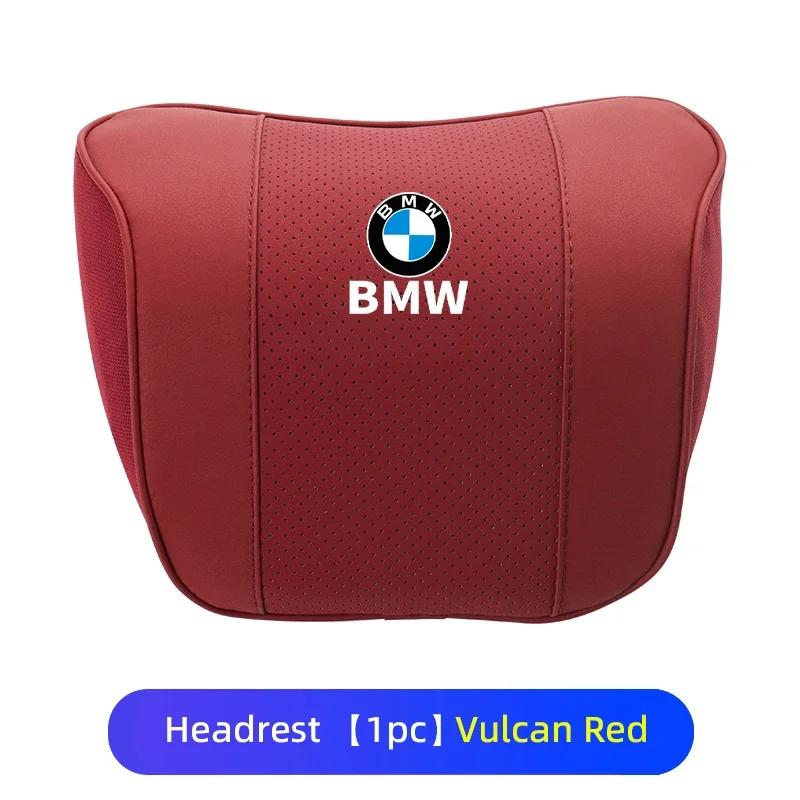 LJFJN1 Car Sticker Car Lumbar Support Headrest Waist Neck Pillow Auto Seatrest Cushion For BMW 1 3 5 Series X1 X4 X5 X7 G20 G38 F20 F39