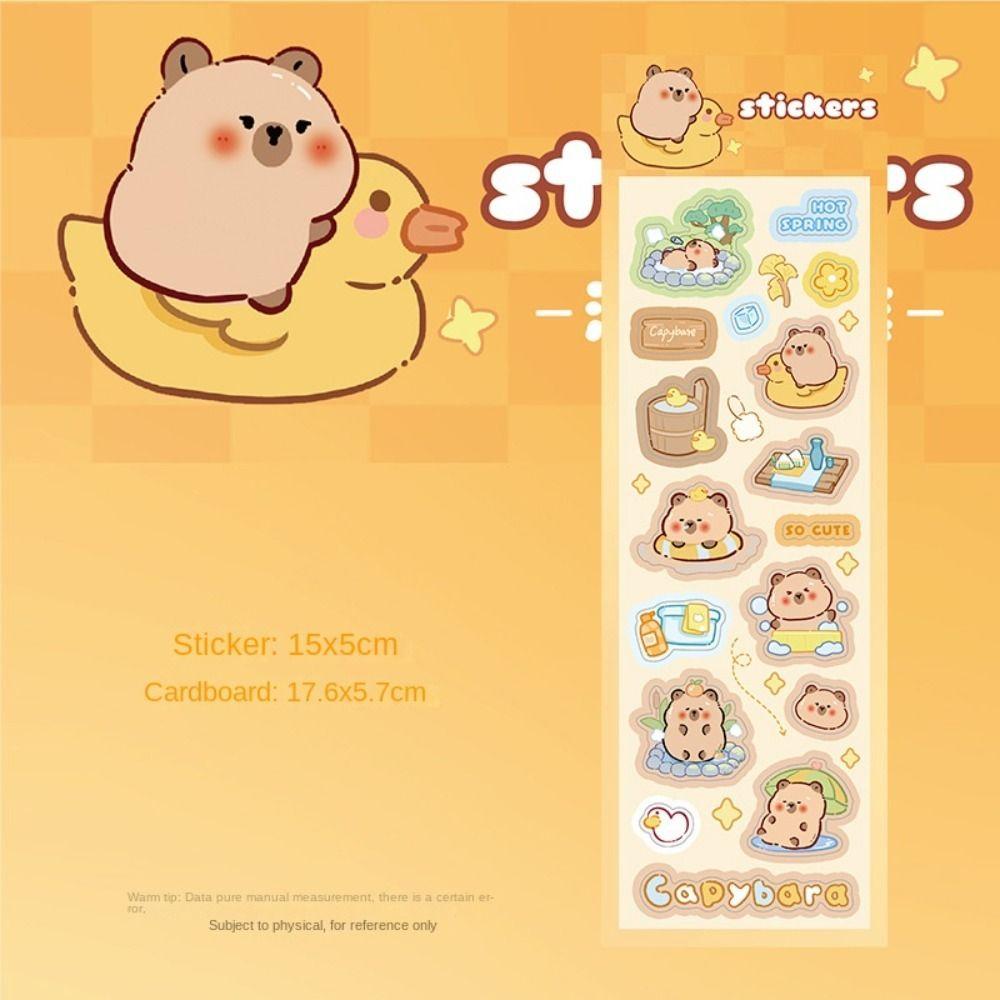

Waterproof Capybara Stickers Multi-purpose Stationery Sticker Mobile Phone style 3