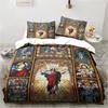 Jesus Christ Christian Religious Bedding Set Duvet Cover Quilt Cover Pillowcase King Queen Size
