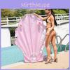 Sparkling Seashell Floating Mat Pink Pearl Adult Float Large Cushion Swim Ring