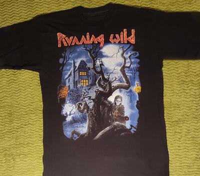 Running Wild - Black Hand Inn Tour '94 Maglietta Unisex Top T-shirt Tutte le taglie da S a 4XL