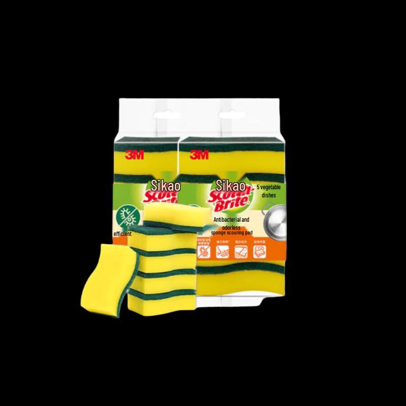 3M Scotch-Brite Antibakterielle Geruchsfreie Schwamm Scheuerschwämme