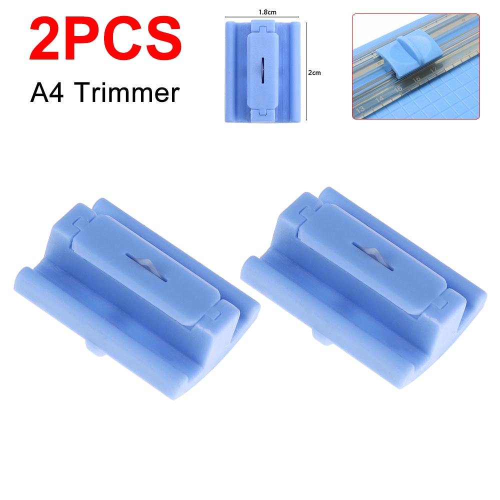 10 Stück A4/A5 Papier Schneiden Ersatzklingen Guillotine Papierschneider mit Ausziehbarer Skala für Fotoschneider Scrapbooking Zubehör