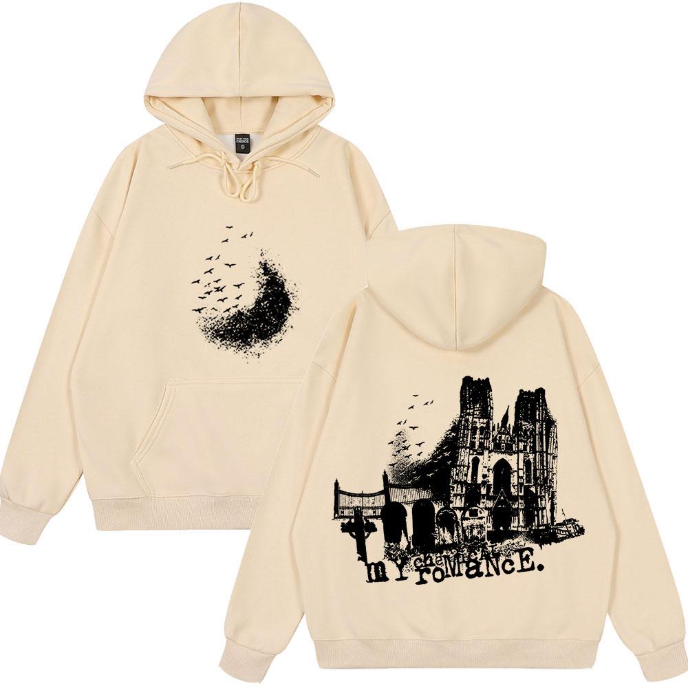 My Chemical Romance Hoody Cemetery Drive The Black Parade Gothic T-shirts Men Women Vintage Oversized T Shirt 2025 Hot Sale Tops