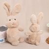 Cute Little Rabbit Plush Toy with Twistable Head Polyester 31cm-50cm Perfect for Claw Machine or Birthday Gift for Unisex