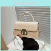 Chic Vintage Small Square Handbag For Women Stylish Retro Pu Shoulder Bag