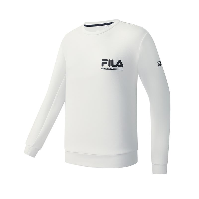 

New FILA Fitness Sweatshirts Men s Lead Pink White A51M531204FIV 175/96A/L