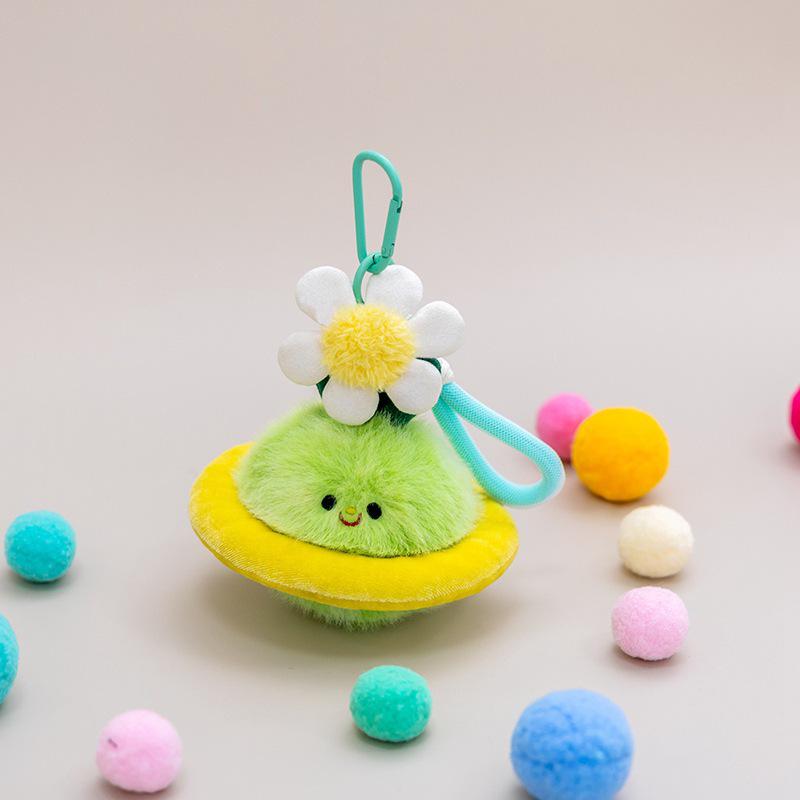Planet Baby Plush Keychain - Cute Vegetable Pendant for Girls
