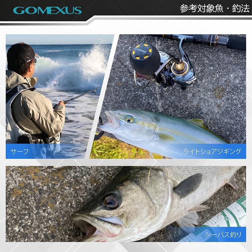 Gomexus E38 Reel Handle Knob EVA Round Knob 38mm Daiwa Type S Shimano Type A Handle Replacement Spinning Reel Baitcasting Reel Compatible Sea Fishing