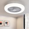 Intelligenter Deckenventilator mit Beleuchtung Fernbedienung Schlafzimmer Dekoration Ventilator Lampe 52cm Unsichtbare Flügel Leise