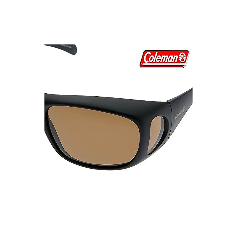 Coleman Polarized Over-Glasses Sunglasses, Black Matte - CO-3012-2
