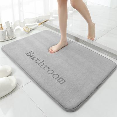Bathroom Floor Mat Bathroom Absorbent and Dirty Foot Mat Household Non-slip Mat Quick Drying Toilet Door Mat