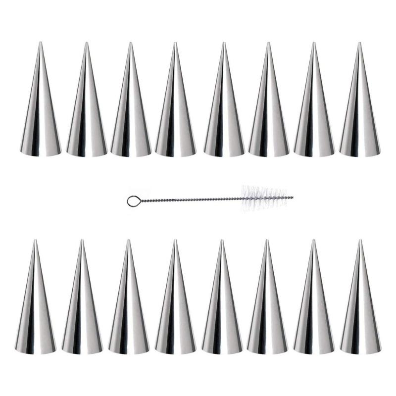 Convenient Croissants Making Mold Essential Cannoli Form Tube Cream Horn Moulds Kitchen Utensils for Cooking Lover
