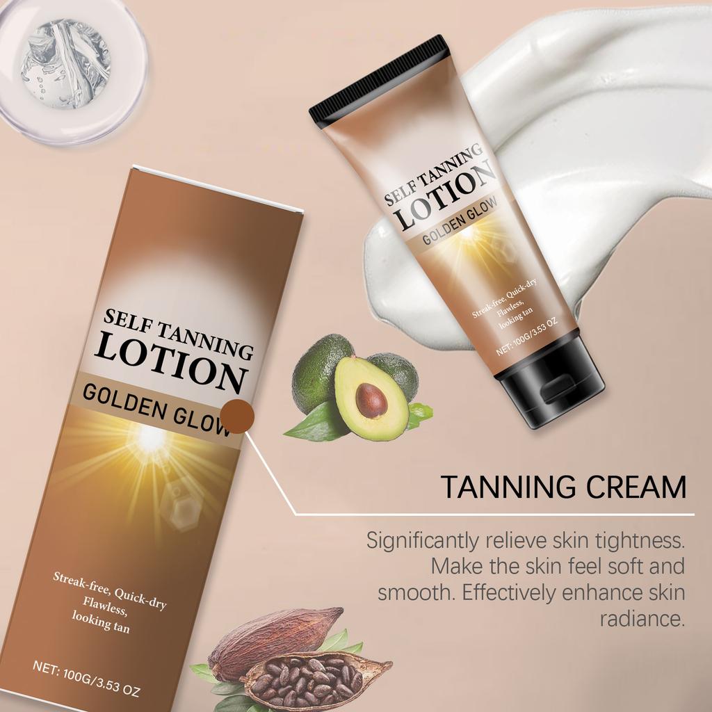 The Sunless Darkening Cream Moisturizes And Soothes The Skin, Improving Skin Texture And Creating A -colored Complexion In Summer.
