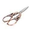 Sewing Scissors Portable Vintage Stainless Steel Embroidery Crafting Threading Scissors Copper