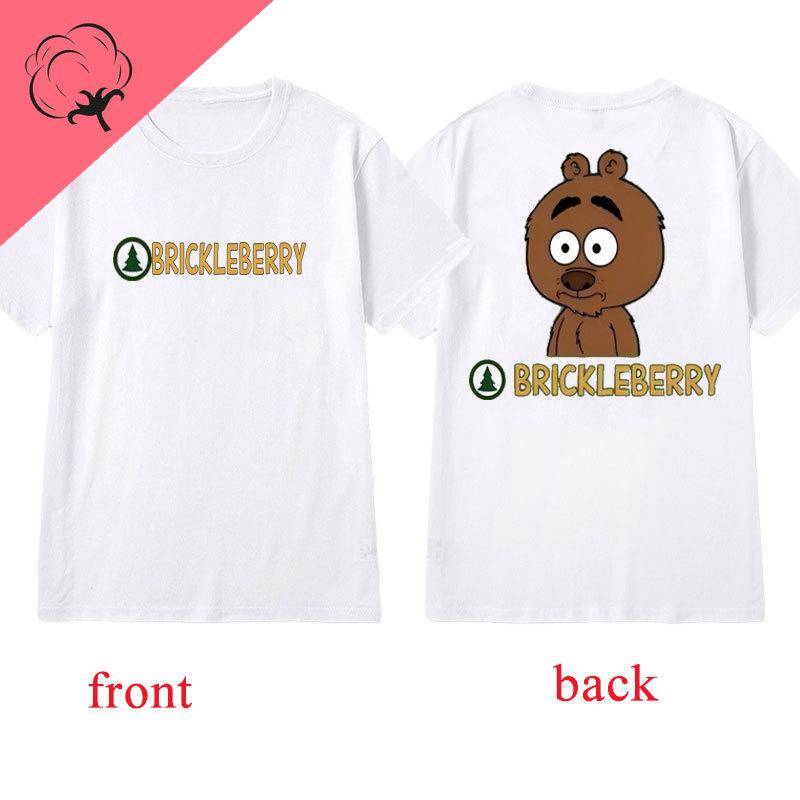 

MalloyBrickleberryArt Woody TShirt Classic Cartoon Comedy Funny Crewneck Cotton Graphic TShirts Cute Boy Tee Girl Top S