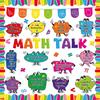 Honoson 54 Pcs Math Talk Bulletin Board Decorations Educational Math Bulletin Boards Mathematics Classroom Decoration for Teacher Elementary Middle