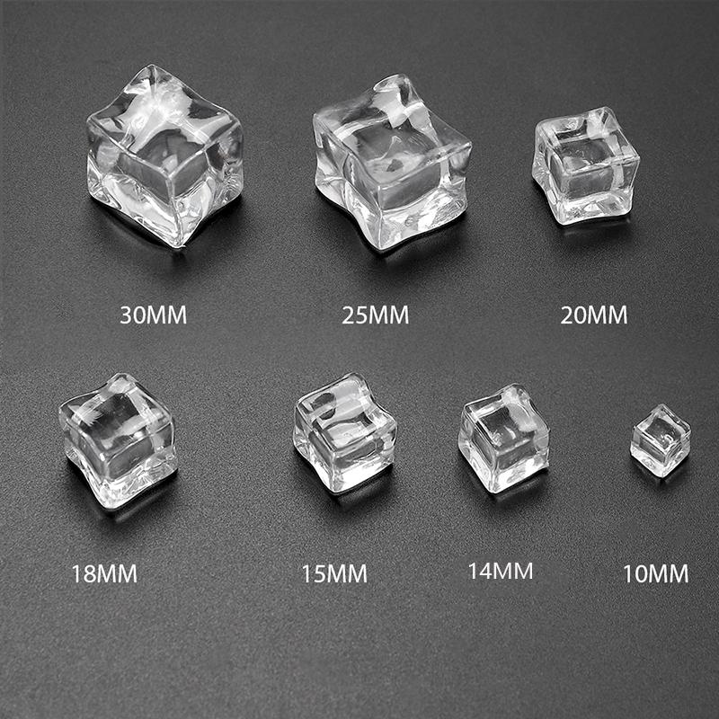 30Pcs Crystal Diamond Artificial Ice Blocks for Photography Props Vase Filling Home Decoration DIY Party Supplies Wedding Decor