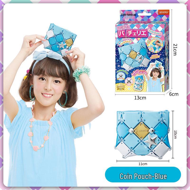 Handmade Japanese Puzzle DIY Bag for Girls (Ages 3-9) - Educational Toy & Birthday Gift