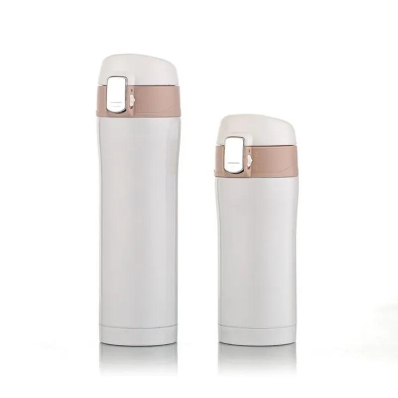 4 Colors Home Kitchen Vacuum Flasks Thermoses 500ml /350ml Stainless Steel Insulated Thermos Cup Coffee Mug Travel Drink Bottl