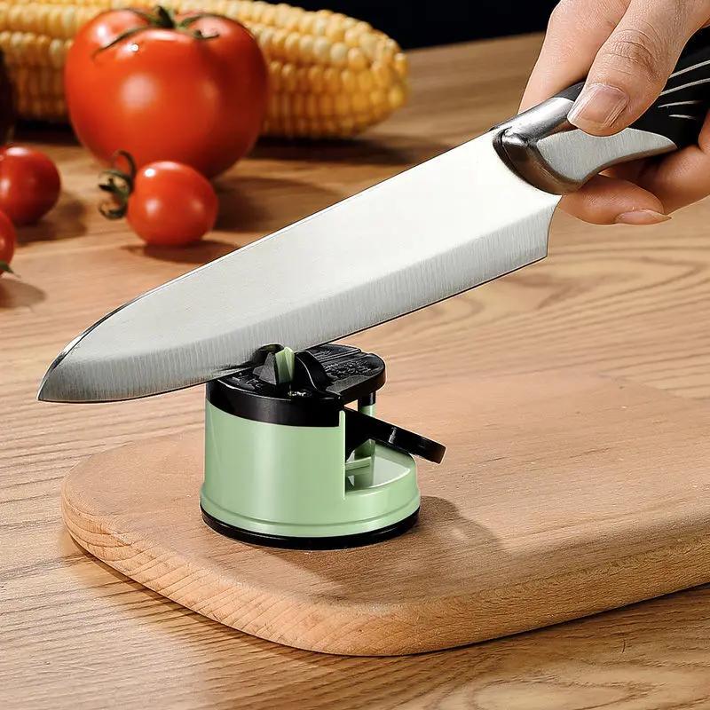 Suction Cup Whetstone Knives Sharpener Professional Knife Sharpening Grinding Stone Tungsten Afilador De Cuchillo Kitchen Tool