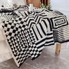 UOSU Geometric Knitted Blanket & Shawl