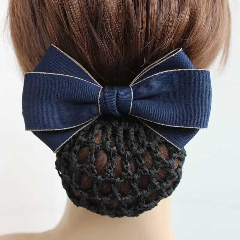 Элегантная ручная работа, сетка для волос медсестры, заколка-бант